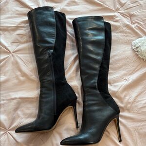 Aldo Black Stiletto Heeled Boots